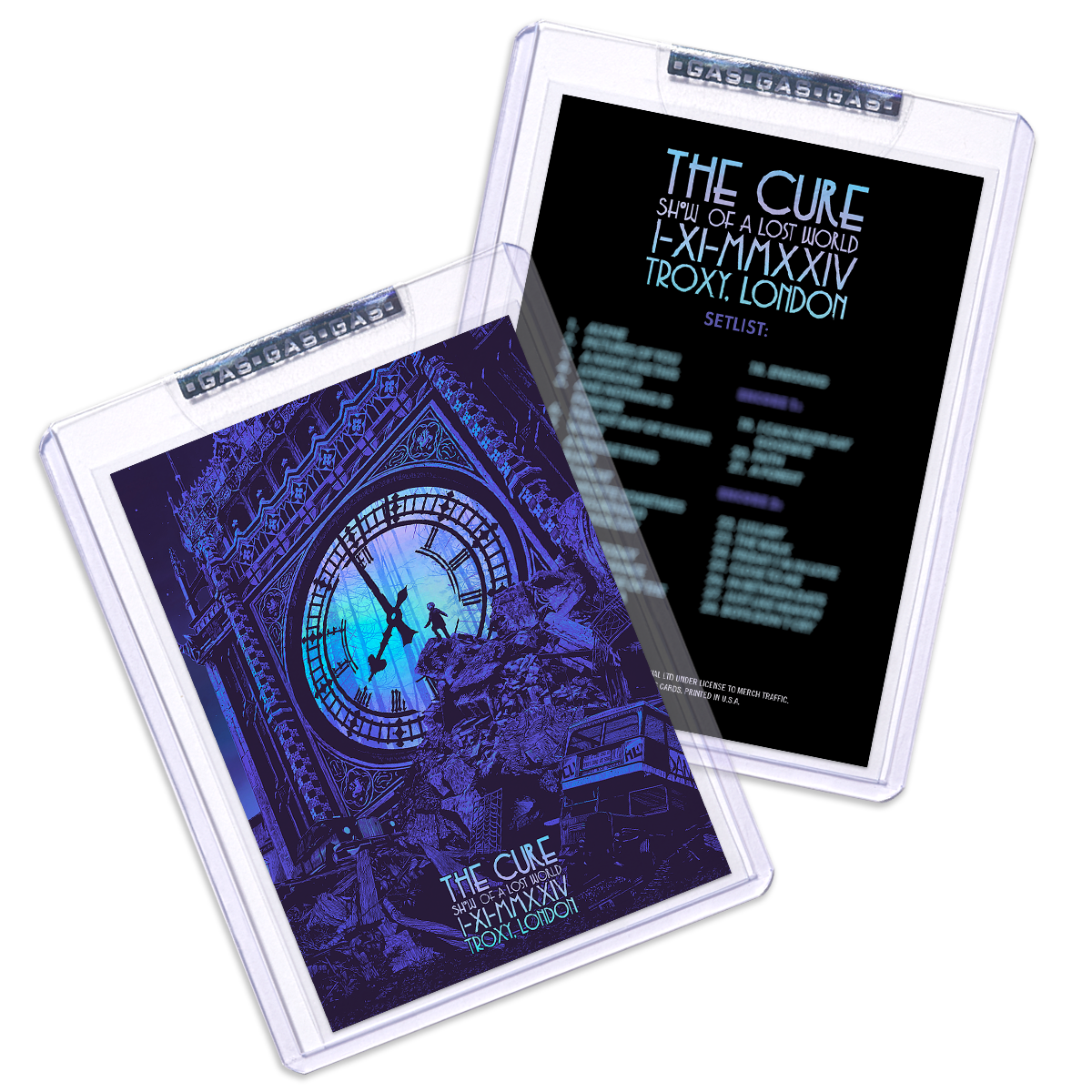 GAS The Cure November 1, 2024 Toxy, London 2nd EditionTrading Card Illustrated by Daniel Danger